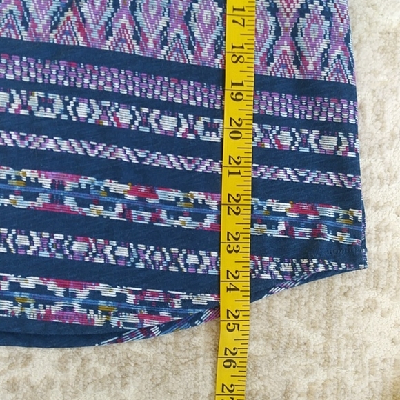 Sonoma The Everyday Tee Long Sleeve Shirt M Purple Blue - Picture 11 of 11